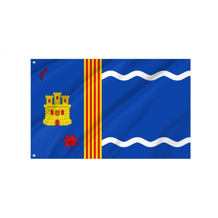 Flag Of La Almolda, Zaragoza, Patriotic Flags, Unique Design Print, Flags For Indoor & Outdoor Use - High Quality Aragon for Indoor and Outdoor Use