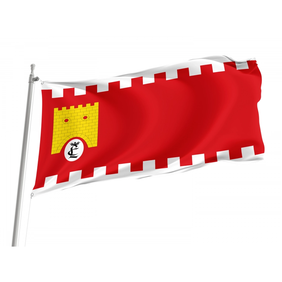 Flag Of Langa Del Castillo, Zaragoza, Patriotic Flags, Unique Design Print, Flags For Indoor & Outdoor Use - High Quality Aragon for Indoor and Outdoor Use