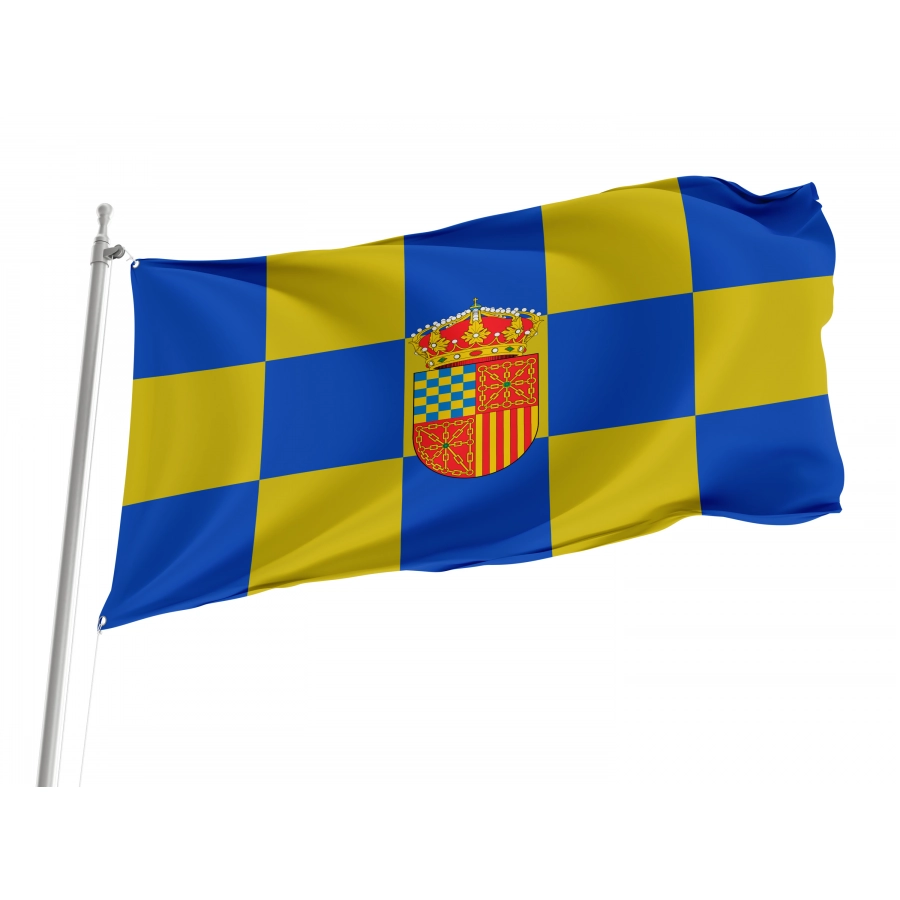 Flag Of Lécera, Zaragoza, Patriotic Flags, Unique Design Print, Flags For Indoor & Outdoor Use - High Quality Aragon for Indoor and Outdoor Use