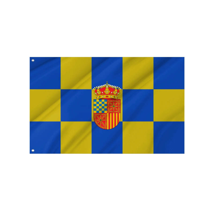 Flag Of Lécera, Zaragoza, Patriotic Flags, Unique Design Print, Flags For Indoor & Outdoor Use - High Quality Aragon for Indoor and Outdoor Use