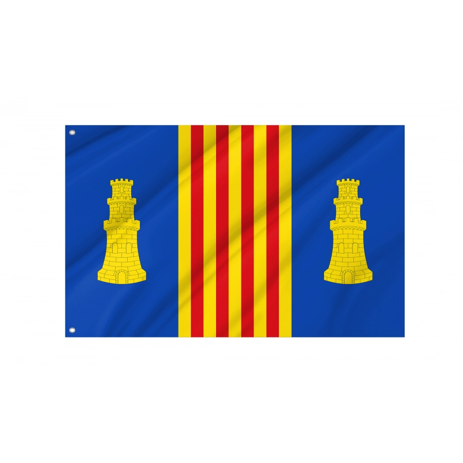 Flag Of Magallón, Zaragoza, Patriotic Flags, Unique Design Print, Flags For Indoor & Outdoor Use - High Quality Aragon for Indoor and Outdoor Use