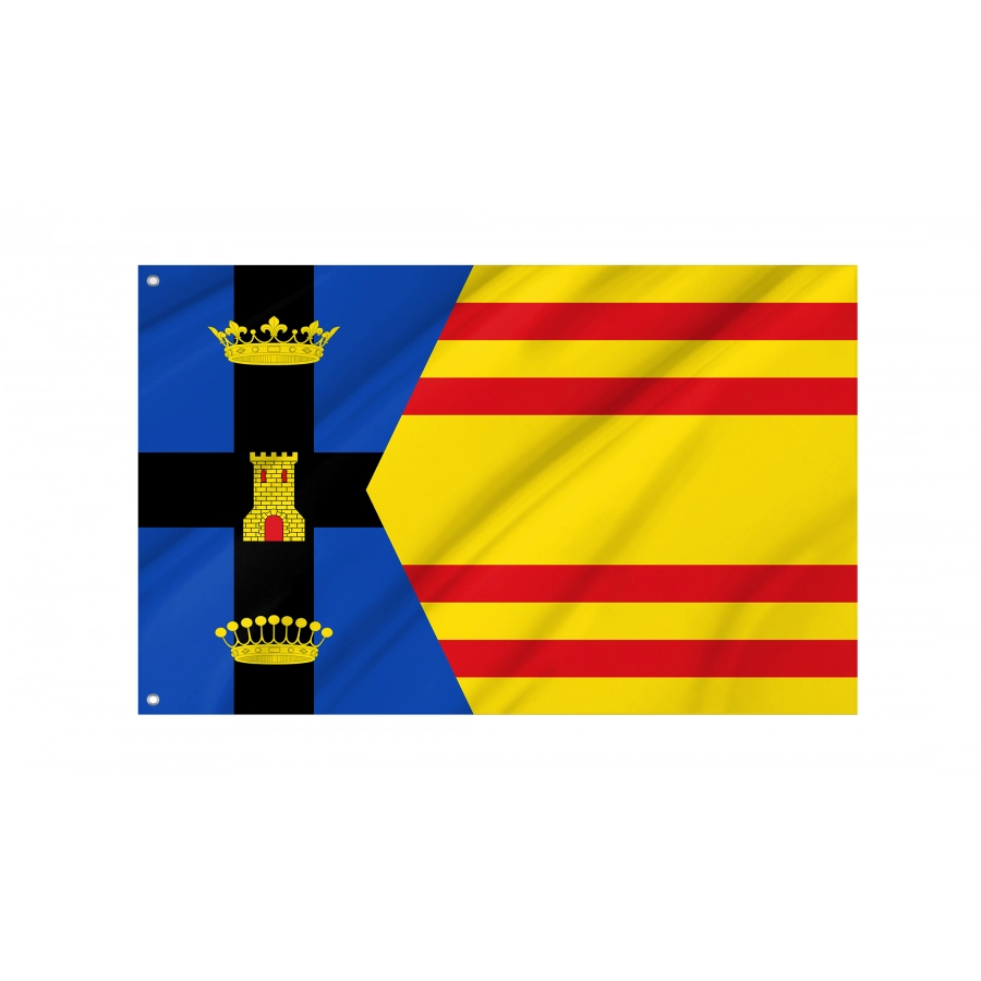 Flag Of Malón, Zaragoza, Patriotic Flags, Unique Design Print, Flags For Indoor & Outdoor Use - High Quality Aragon for Indoor and Outdoor Use