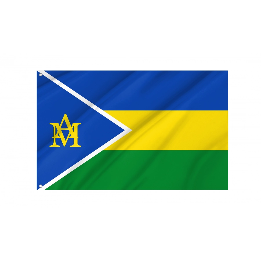 Flag Of María De Huerva, Zaragoza, Patriotic Flags, Unique Design Print, Flags For Indoor & Outdoor Use - High Quality Aragon for Indoor and Outdoor Use