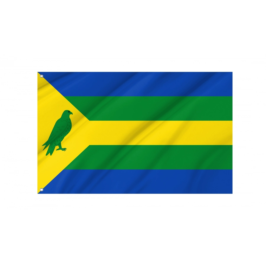 Flag Of Moneva, Zaragoza, Patriotic Flags, Unique Design Print, Flags For Indoor & Outdoor Use - High Quality Aragon for Indoor and Outdoor Use