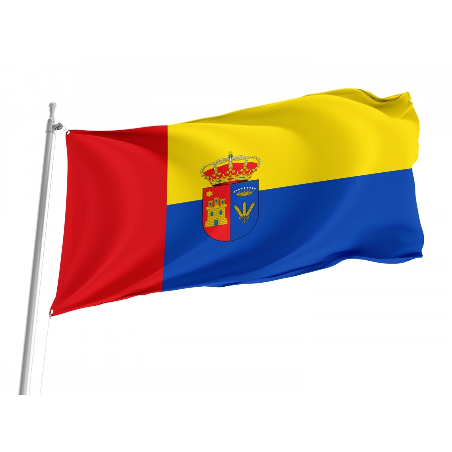 Flag Of Villanueva De Teba, Burgos, Spain, Patriotic Flags, Unique Design Print, Flags For Indoor & Outdoor Use - High Quality Castile and Leon for Indoor and Outdoor Use