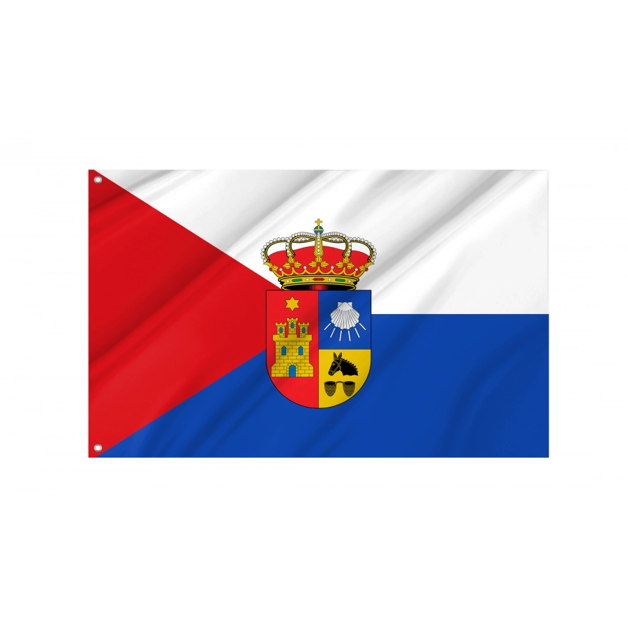 Flag Of Quintanavides, Burgos, Patriotic Flags, Unique Design Print, Flags For Indoor & Outdoor Use - High Quality Castile and Leon for Indoor and Outdoor Use