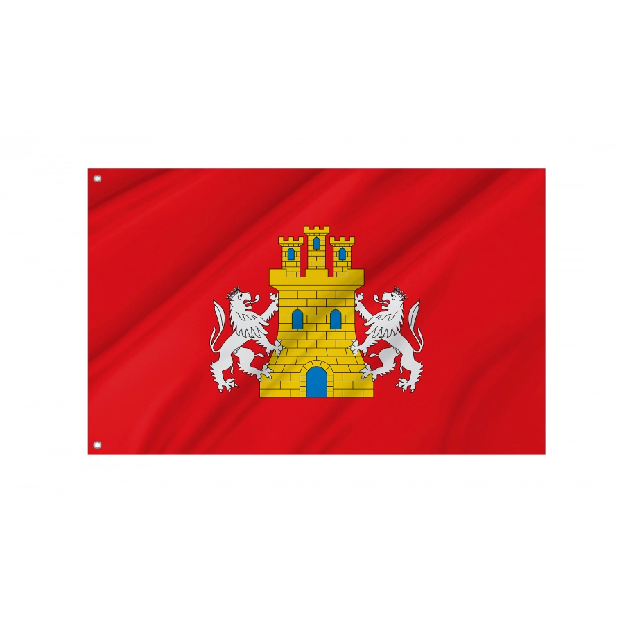 Flag Of Santibáñez Del Val, Burgos, Patriotic Flags, Unique Design Print, Flags For Indoor & Outdoor Use - High Quality Castile and Leon for Indoor and Outdoor Use