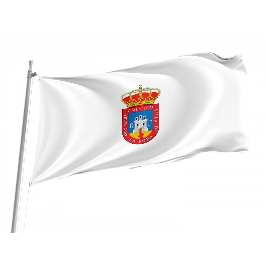 Flag Of La Roda, Albacete, Spain, Patriotic Flags, Unique Design Print, Flags For Indoor & Outdoor Use - High Quality Castile La Mancha for Indoor and Outdoor Use