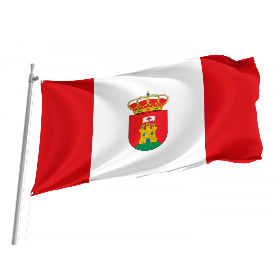 Flag Of Alcolea De Calatrava, Ciudad Real, Patriotic Flags, Unique Design Print, Flags For Indoor & Outdoor Use - High Quality Castile La Mancha for Indoor and Outdoor Use