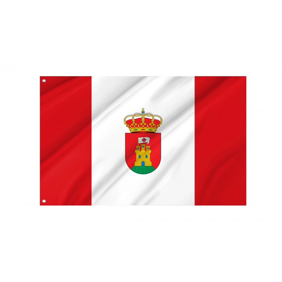 Flag Of Alcolea De Calatrava, Ciudad Real, Patriotic Flags, Unique Design Print, Flags For Indoor & Outdoor Use - High Quality Castile La Mancha for Indoor and Outdoor Use