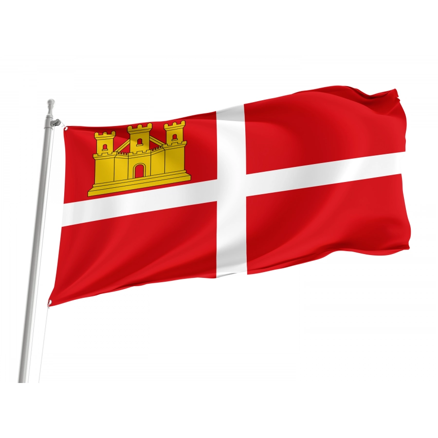 Flag Of Alcázar De San Juan, Ciudad Real, Patriotic Flags, Unique Design Print, Flags For Indoor & Outdoor Use - High Quality Castile La Mancha for Indoor and Outdoor Use