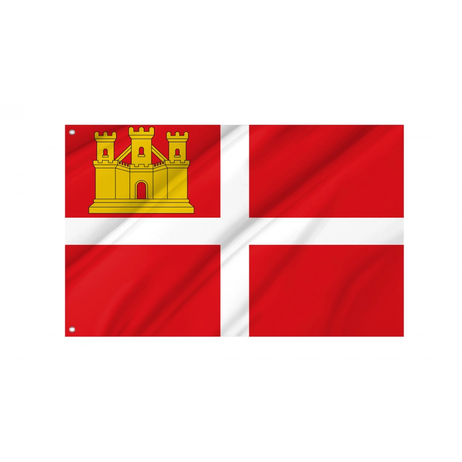 Flag Of Alcázar De San Juan, Ciudad Real, Patriotic Flags, Unique Design Print, Flags For Indoor & Outdoor Use - High Quality Castile La Mancha for Indoor and Outdoor Use