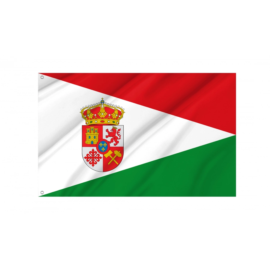 Flag Of Almadén, Ciudad Real, Patriotic Flags, Unique Design Print, Flags For Indoor & Outdoor Use - High Quality Castile La Mancha for Indoor and Outdoor Use
