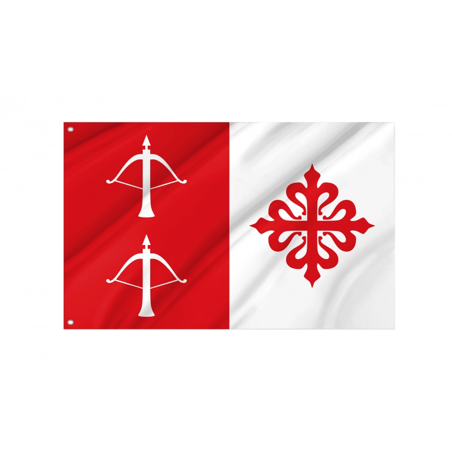 Flag Of Ballesteros De Calatrava, Ciudad Real, Patriotic Flags, Unique Design Print, Flags For Indoor & Outdoor Use - High Quality Castile La Mancha for Indoor and Outdoor Use