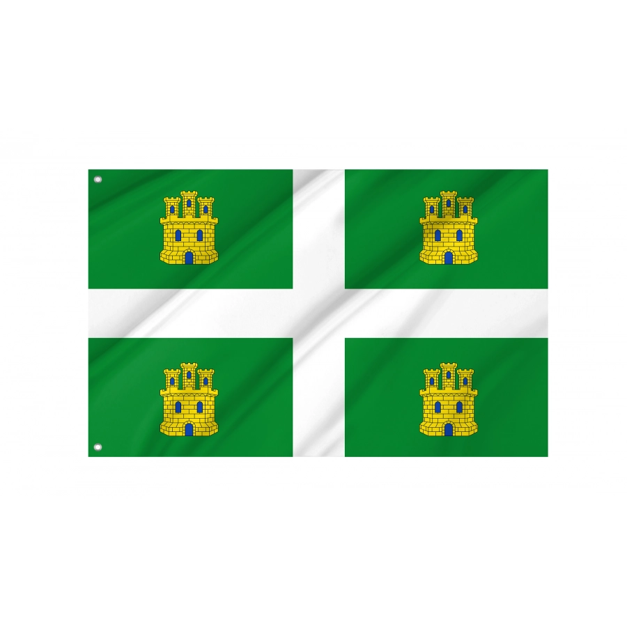 Flag Of Guadalmez, Ciudad Real, Spain, Patriotic Flags, Unique Design Print, Flags For Indoor & Outdoor Use - High Quality Castile La Mancha for Indoor and Outdoor Use