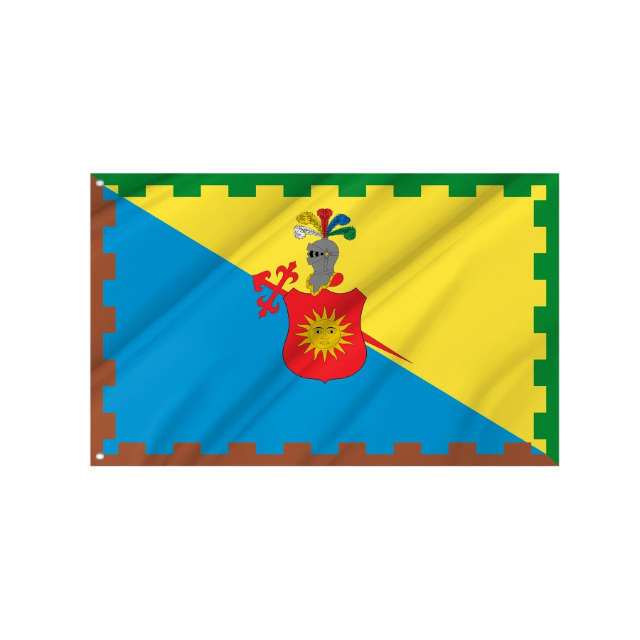 Flag Of La Solana, Ciudad Real, Patriotic Flags, Unique Design Print, Flags For Indoor & Outdoor Use - High Quality Castile La Mancha for Indoor and Outdoor Use
