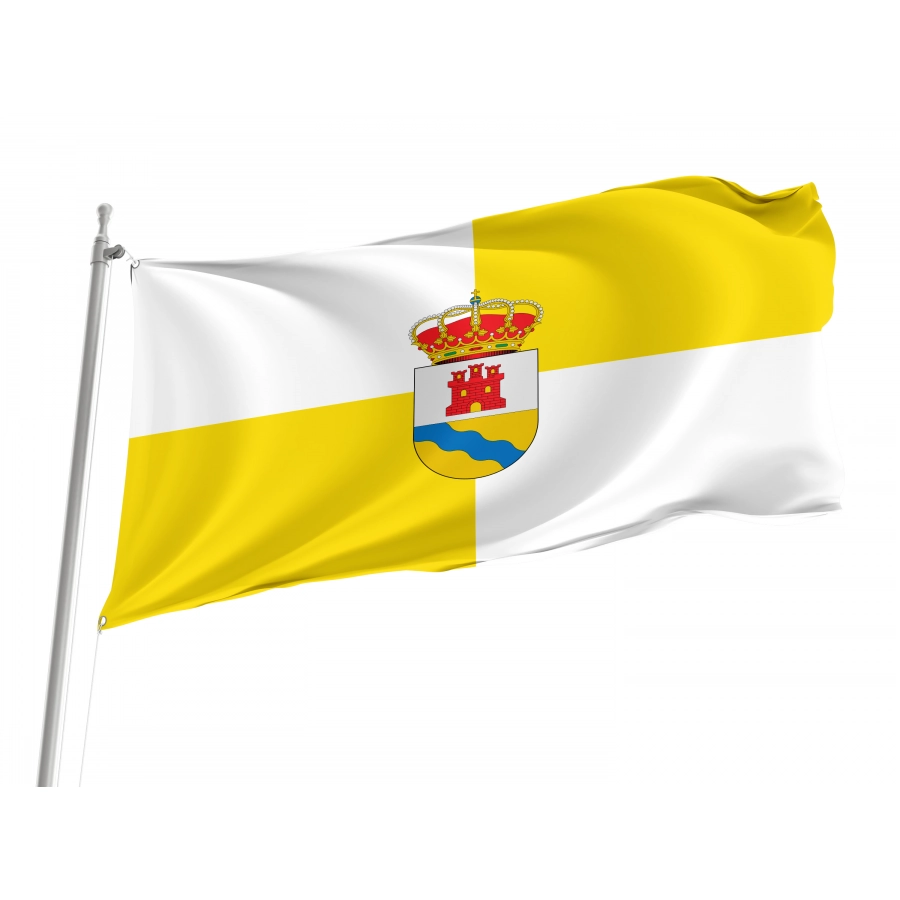 Flag Of Retuerta Del Bullaque, Ciudad Real, Patriotic Flags, Unique Design Print, Flags For Indoor & Outdoor Use - High Quality Castile La Mancha for Indoor and Outdoor Use