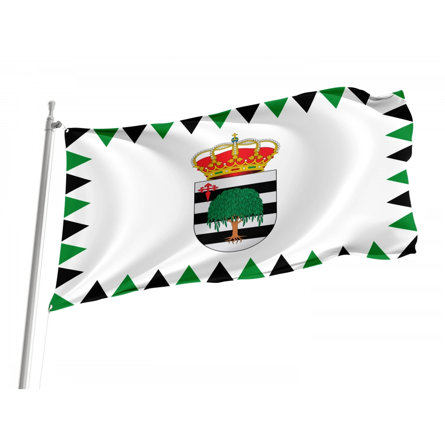 Flag Of Saceda, Trasierra, Cuenca, Patriotic Flags, Unique Design Print, Flags For Indoor & Outdoor Use - High Quality Castile La Mancha for Indoor and Outdoor Use
