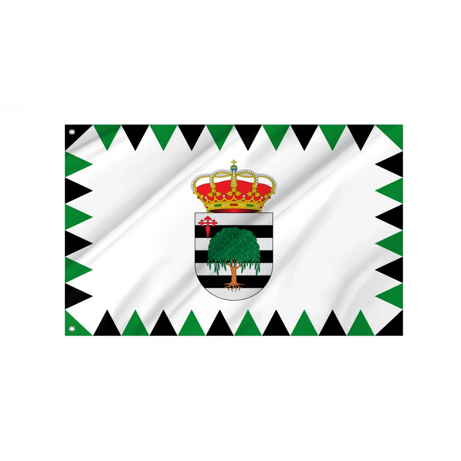 Flag Of Saceda, Trasierra, Cuenca, Patriotic Flags, Unique Design Print, Flags For Indoor & Outdoor Use - High Quality Castile La Mancha for Indoor and Outdoor Use
