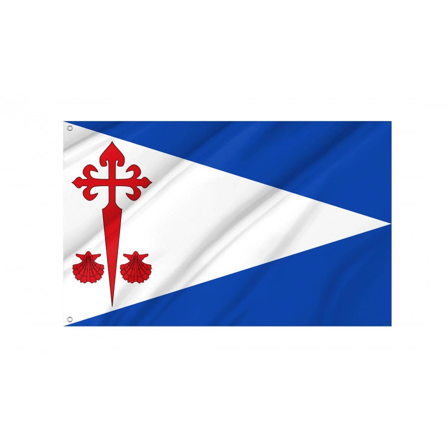 Flag Town Of Horcajo De Santiago, Cuenca, Patriotic Flags, Unique Design Print, Flags For Indoor & Outdoor Use - High Quality Castile La Mancha for Indoor and Outdoor Use