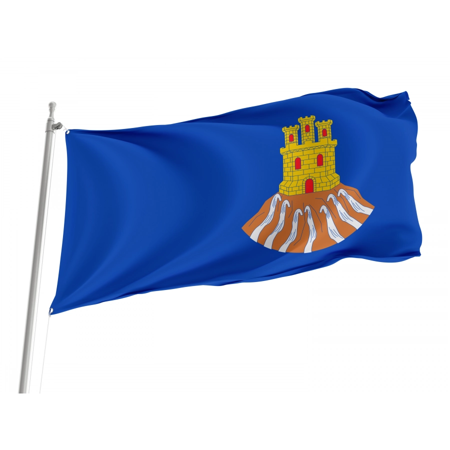 Flag Of Cifuentes, Guadalajara, Patriotic Flags, Unique Design Print, Flags For Indoor & Outdoor Use - High Quality Castile La Mancha for Indoor and Outdoor Use