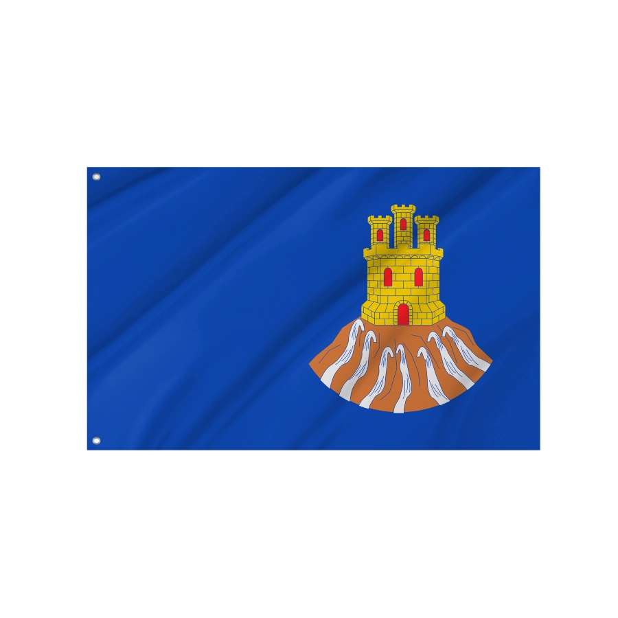 Flag Of Cifuentes, Guadalajara, Patriotic Flags, Unique Design Print, Flags For Indoor & Outdoor Use - High Quality Castile La Mancha for Indoor and Outdoor Use