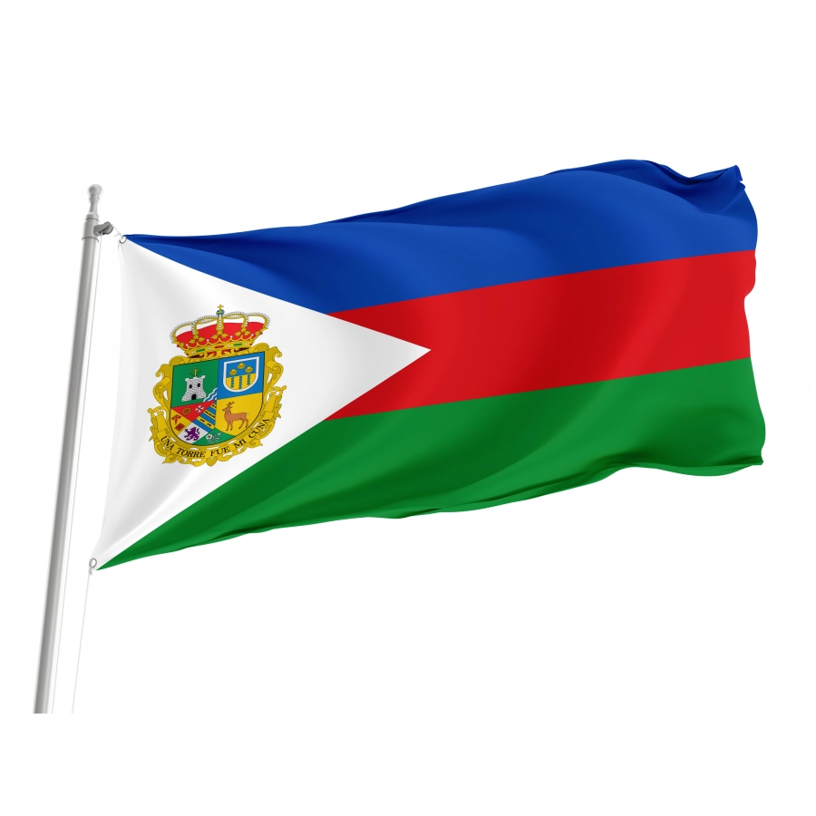 Flag Of Alcaudete De La Jara, Toledo, Spain, Patriotic Flags, Unique Design Print, Flags For Indoor & Outdoor Use - High Quality Castile La Mancha for Indoor and Outdoor Use