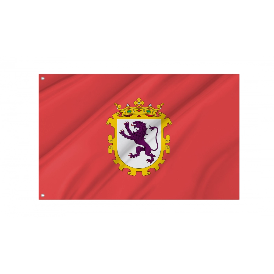 Flag City Of León, Patriotic Flags, Unique Design Print, Flags For Indoor & Outdoor Use - High Quality Castile and Leon for Indoor and Outdoor Use