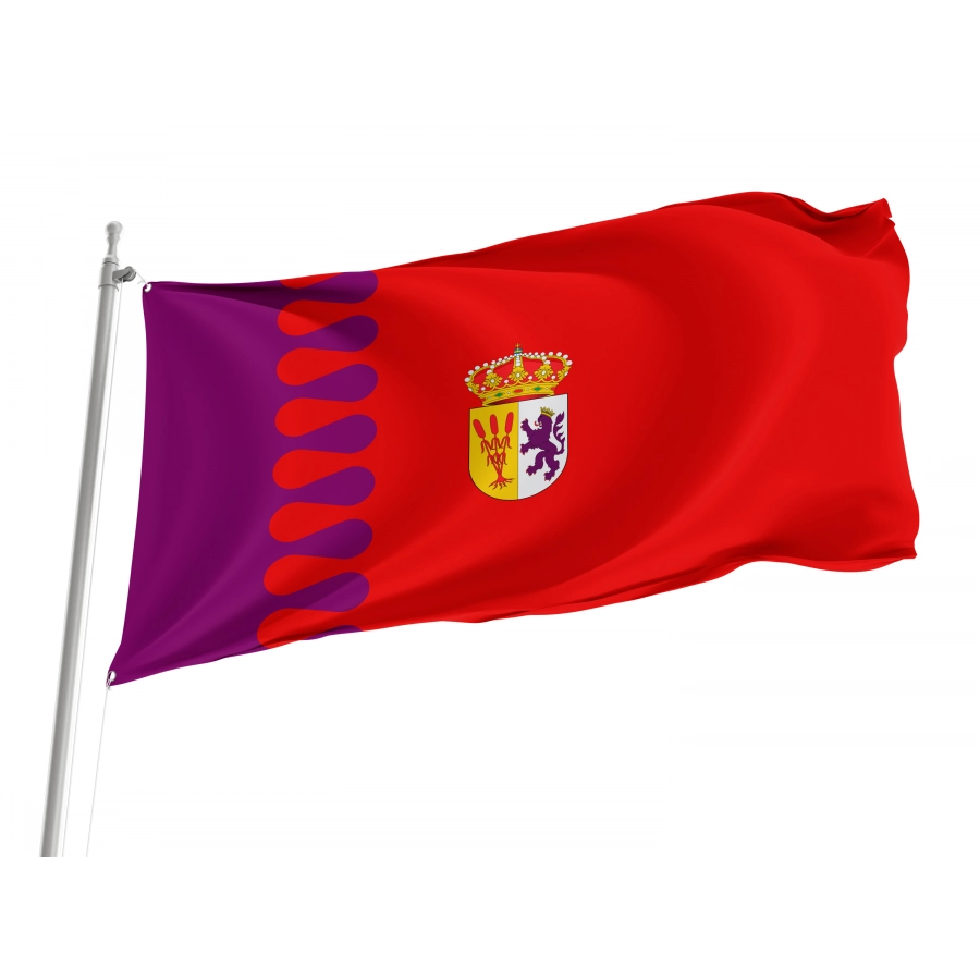 Flag Of Cañaveral De León, Patriotic Flags, Unique Design Print, Flags For Indoor & Outdoor Use - High Quality Castile and Leon for Indoor and Outdoor Use