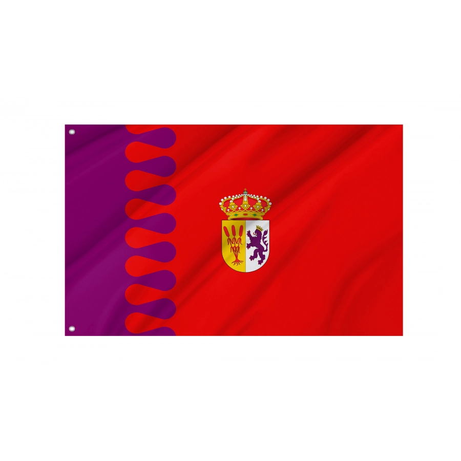 Flag Of Cañaveral De León, Patriotic Flags, Unique Design Print, Flags For Indoor & Outdoor Use - High Quality Castile and Leon for Indoor and Outdoor Use