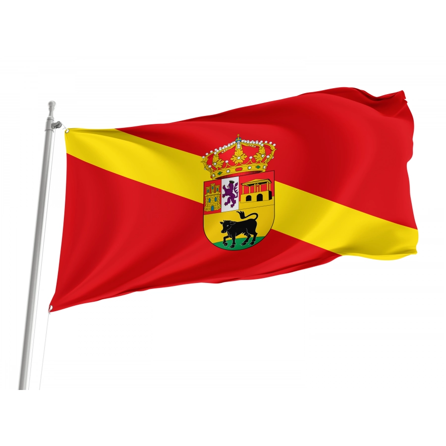 Flag Of Becerril De Campos, Palencia, Spain, Patriotic Flags, Unique Design Print, Flags For Indoor & Outdoor Use - High Quality Castile and Leon for Indoor and Outdoor Use