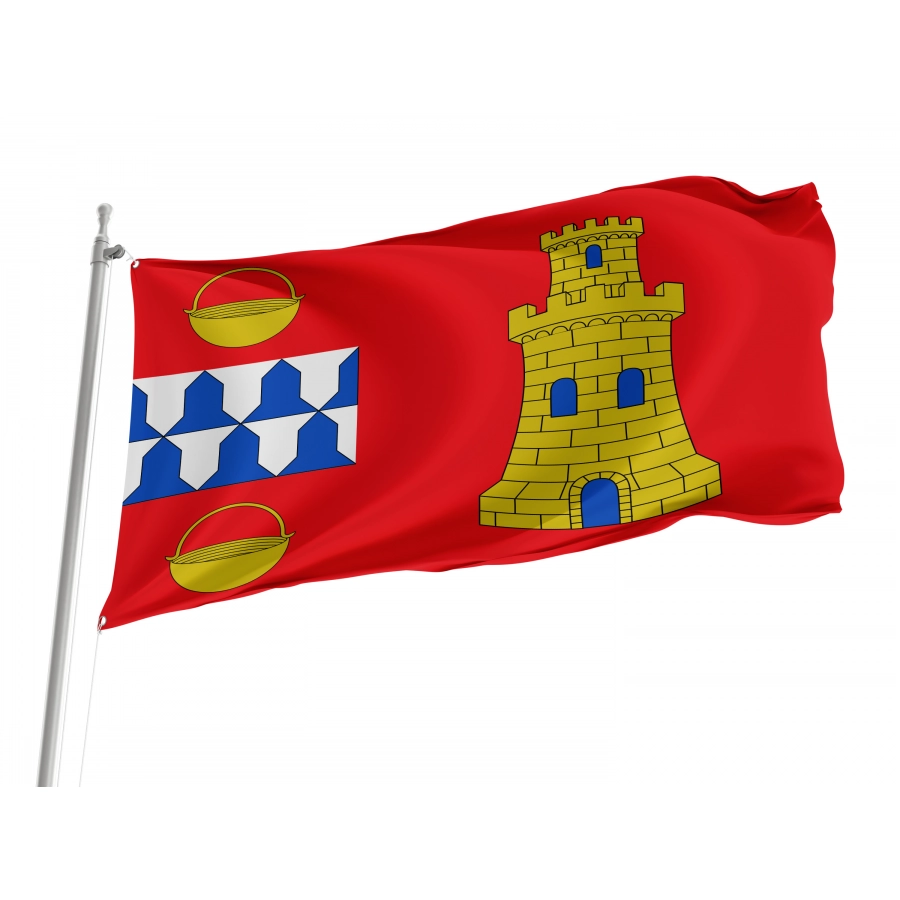 Flag Of Calahorra De Boedo, Palencia, Spain, Patriotic Flags, Unique Design Print, Flags For Indoor & Outdoor Use - High Quality Castile and Leon for Indoor and Outdoor Use