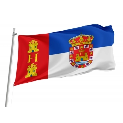 Herrera de Valdecañas Flag for Indoor & Outdoor Use