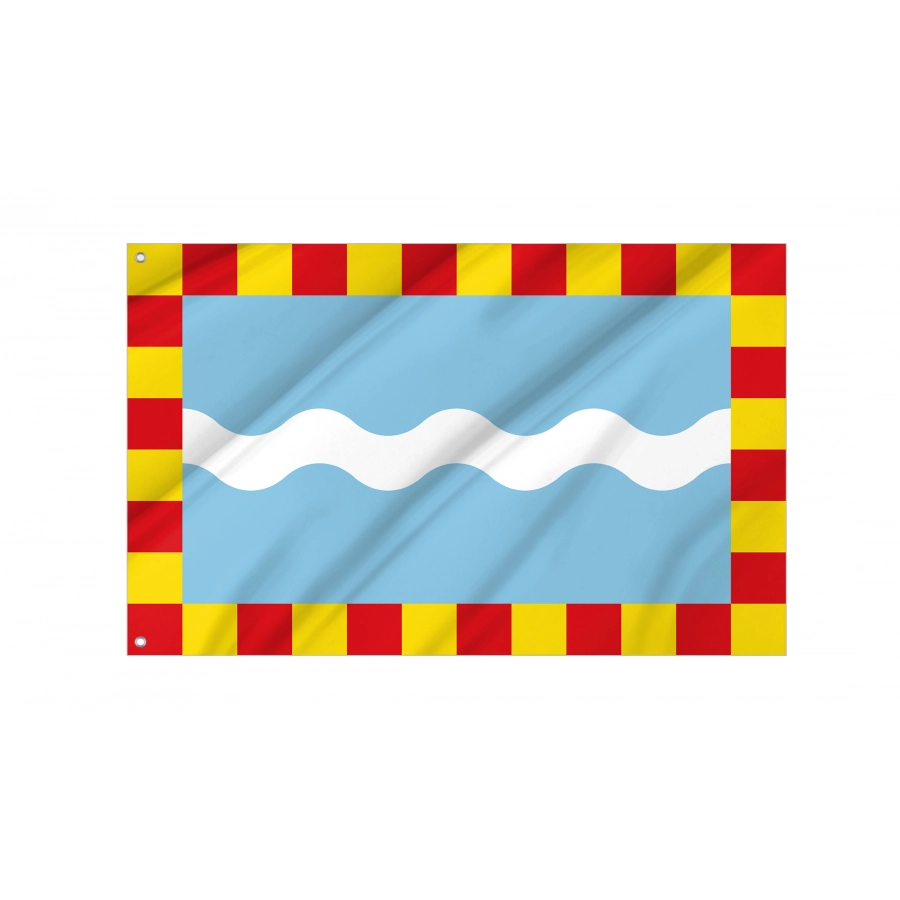 Flag Of Conunty Of Anoia, Barcelona, Spain, Patriotic Flags, Unique Design Print, Flags For Indoor & Outdoor Use - High Quality Catalonia for Indoor and Outdoor Use