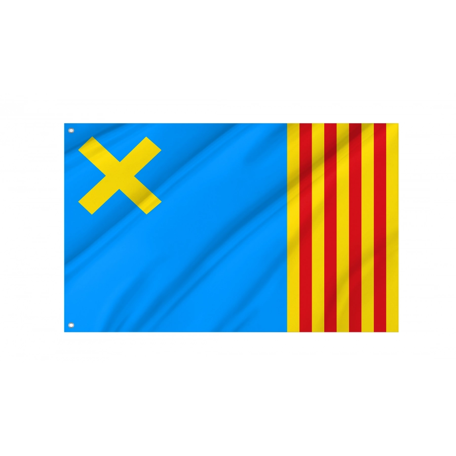 Flag Of Camós Girona, Catalonia, Spain, Patriotic Flags, Unique Design Print, Flags For Indoor & Outdoor Use - High Quality Catalonia for Indoor and Outdoor Use