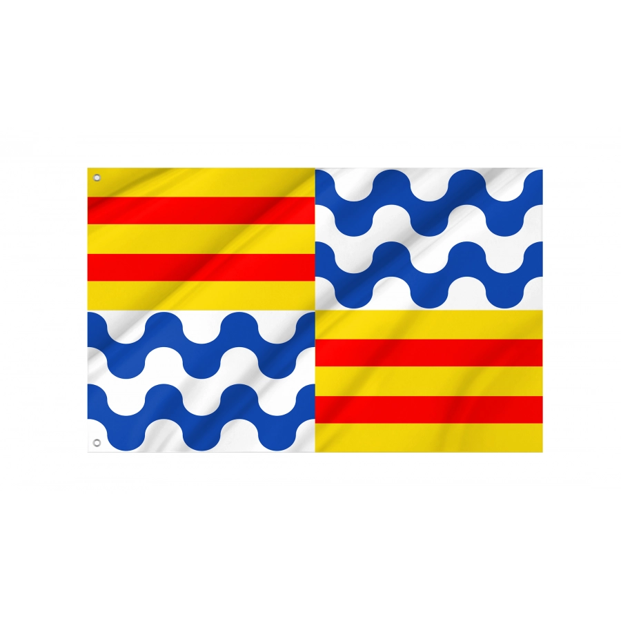 Flag Of Badalona, Spain, Patriotic Flags, Unique Design Print, Flags For Indoor & Outdoor Use - High Quality Catalonia for Indoor and Outdoor Use