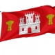 Palafrugell Flag for Indoor & Outdoor Use - Imagine 1