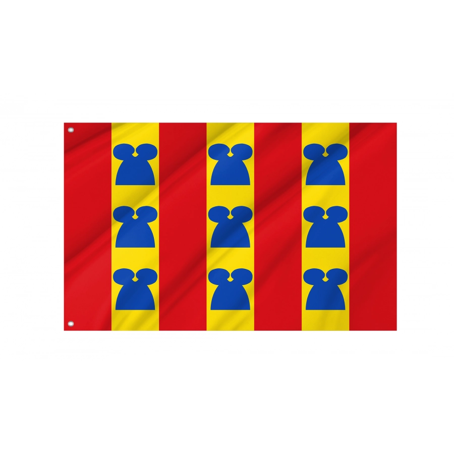 Flag Of Peralada Girona, Catalonia, Patriotic Flags, Unique Design Print, Flags For Indoor & Outdoor Use - High Quality Catalonia for Indoor and Outdoor Use