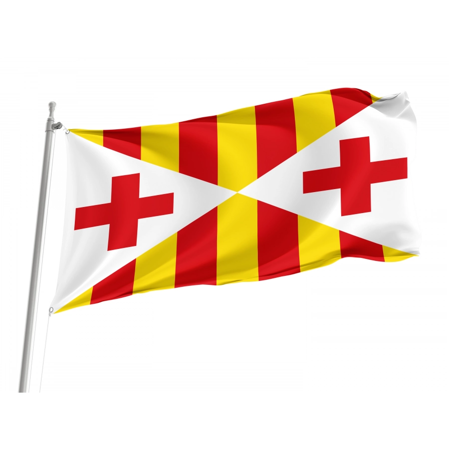 Flag Of Vic Barcelona, Catalonia, Patriotic Flags, Unique Design Print, Flags For Indoor & Outdoor Use - High Quality Catalonia for Indoor and Outdoor Use