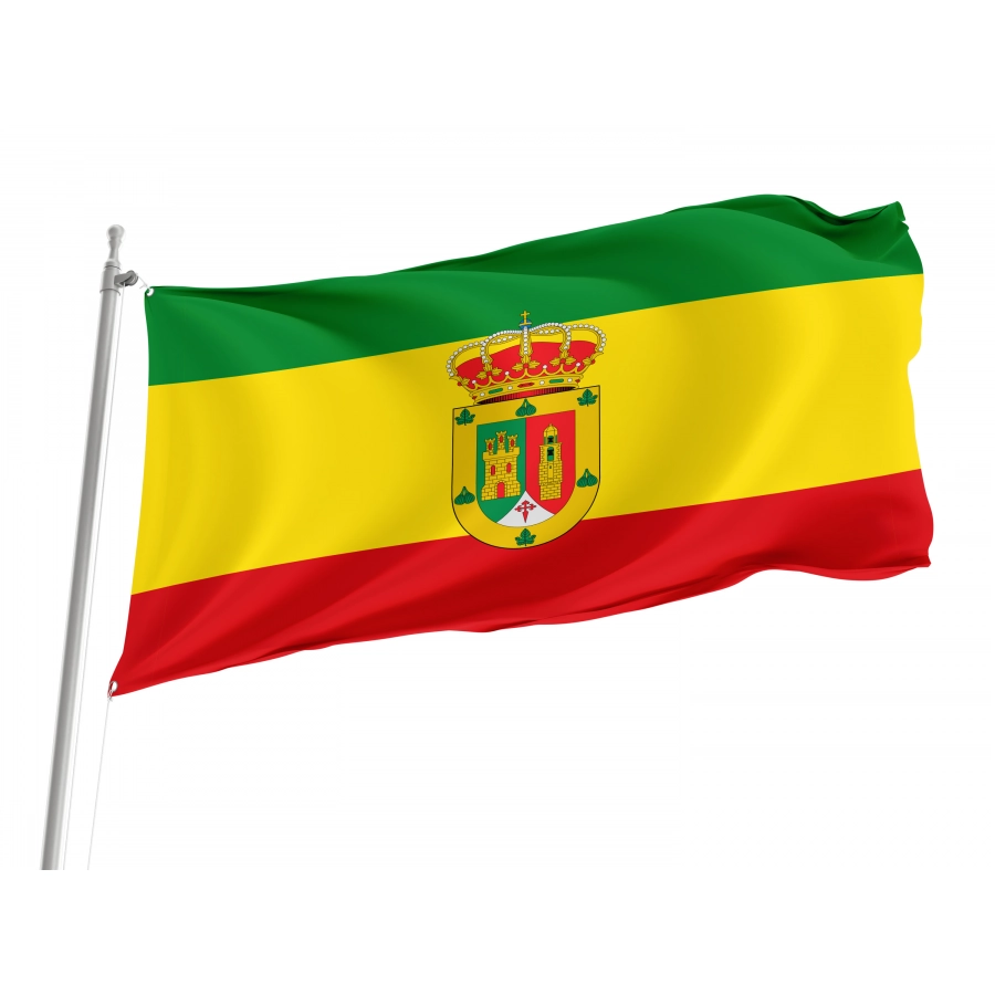 Flag Of Almoharín, Cáceres, Patriotic Flags, Unique Design Print, Flags For Indoor & Outdoor Use - High Quality Extremadura for Indoor and Outdoor Use