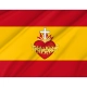 Spain with Sacred Heart Flag for Indoor & Outdoor Use - Imagine 2