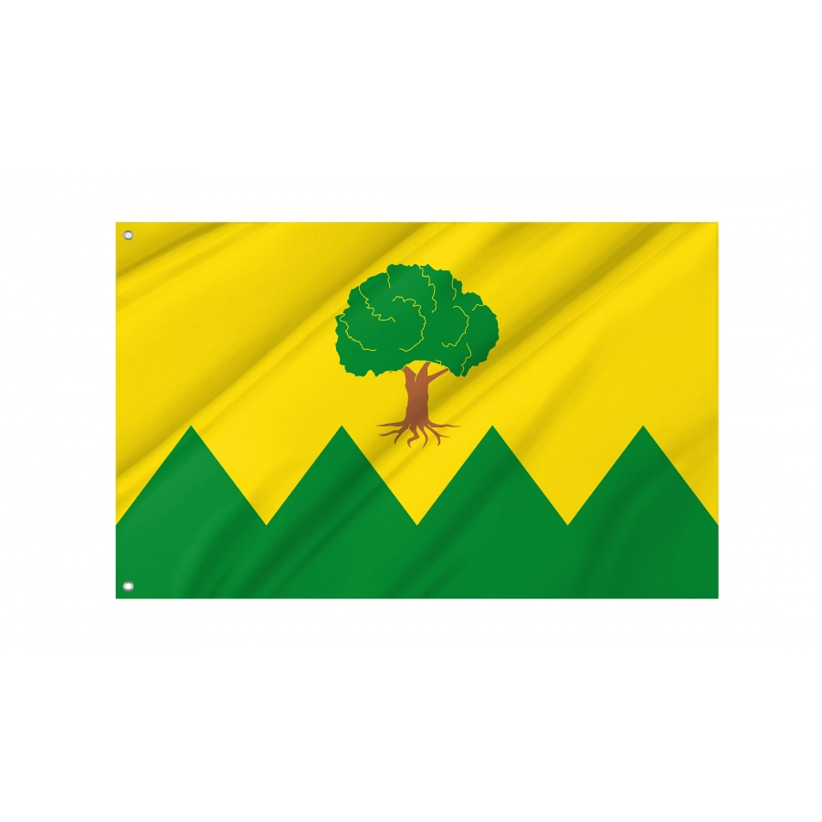 Flag Of Municipality Of Folgoso Do Courel Galicia, Patriotic Flags, Unique Design Print, Flags For Indoor & Outdoor Use - High Quality Galicia for Indoor and Outdoor Use