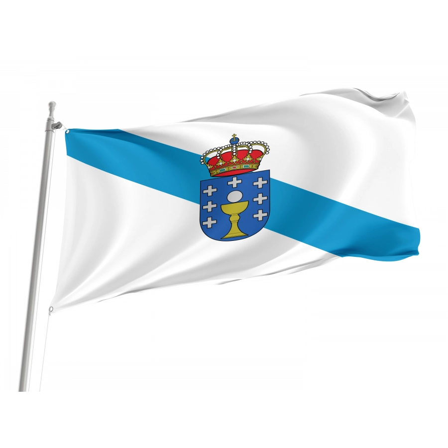 Flag Of Galicia, Patriotic Flags, Unique Design Print, Flags For Indoor & Outdoor Use - High Quality Galicia for Indoor and Outdoor Use
