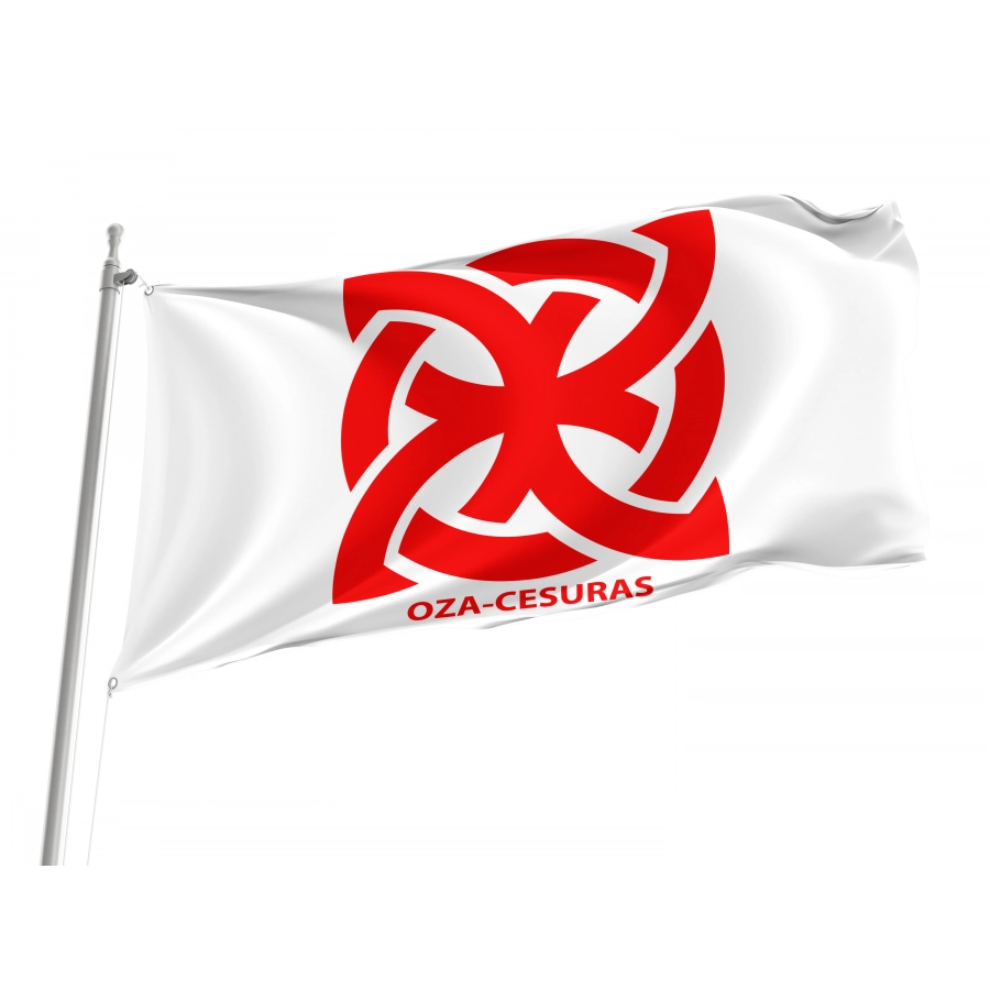 Flag Of Oza-Cesuras A Coruña, Galiza, Patriotic Flags, Unique Design Print, Flags For Indoor & Outdoor Use - High Quality Galicia for Indoor and Outdoor Use