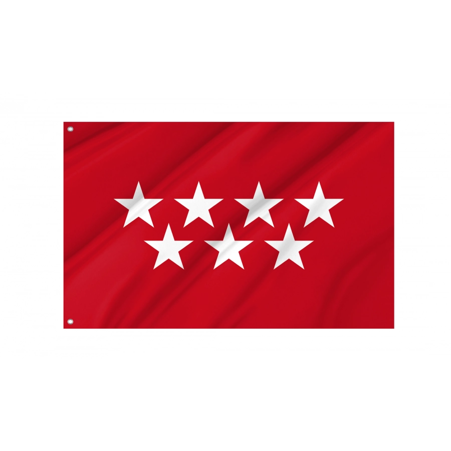 Flag Of Madrid, Patriotic Flags, Unique Design Print, Flags For Indoor & Outdoor Use - High Quality Madrid for Indoor and Outdoor Use