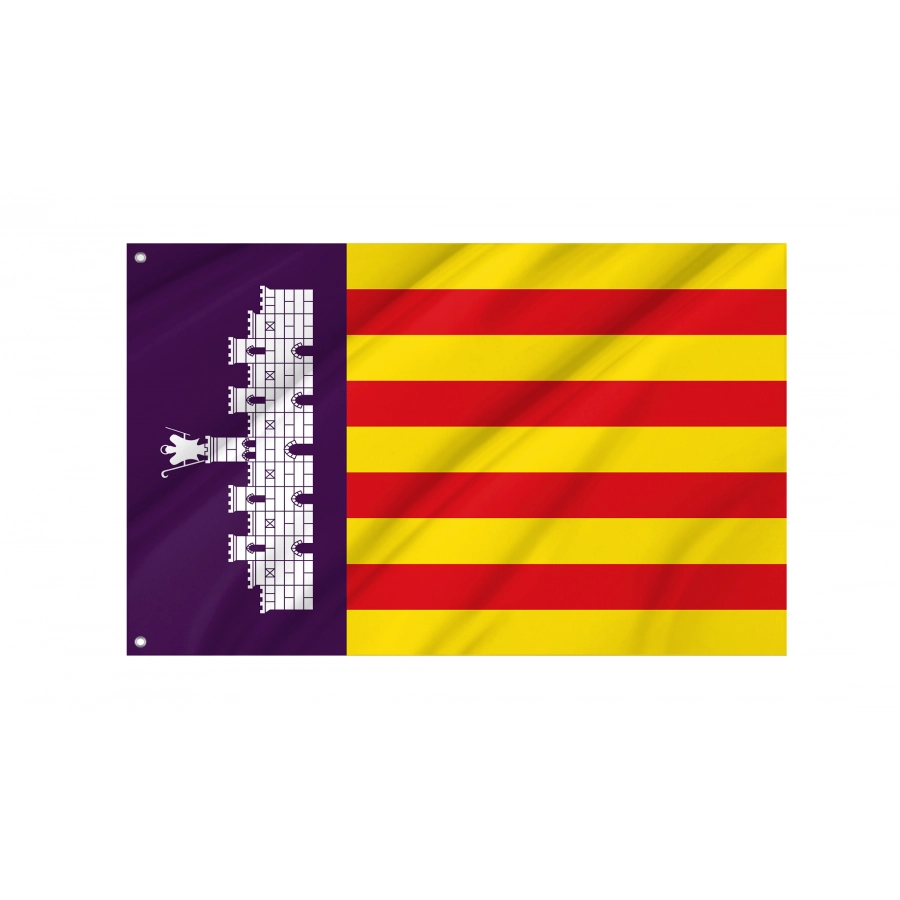 Flag Of Island Of Mallorca, Patriotic Flags, Unique Design Print, Flags For Indoor & Outdoor Use - High Quality Mallorca for Indoor and Outdoor Use