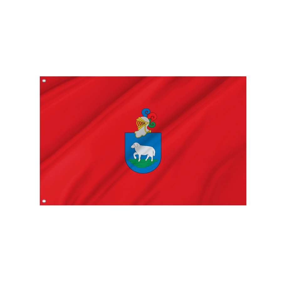 Flag Of Ansoáin Red, Patriotic Flags, Unique Design Print, Flags For Indoor & Outdoor Use - High Quality Navarre for Indoor and Outdoor Use