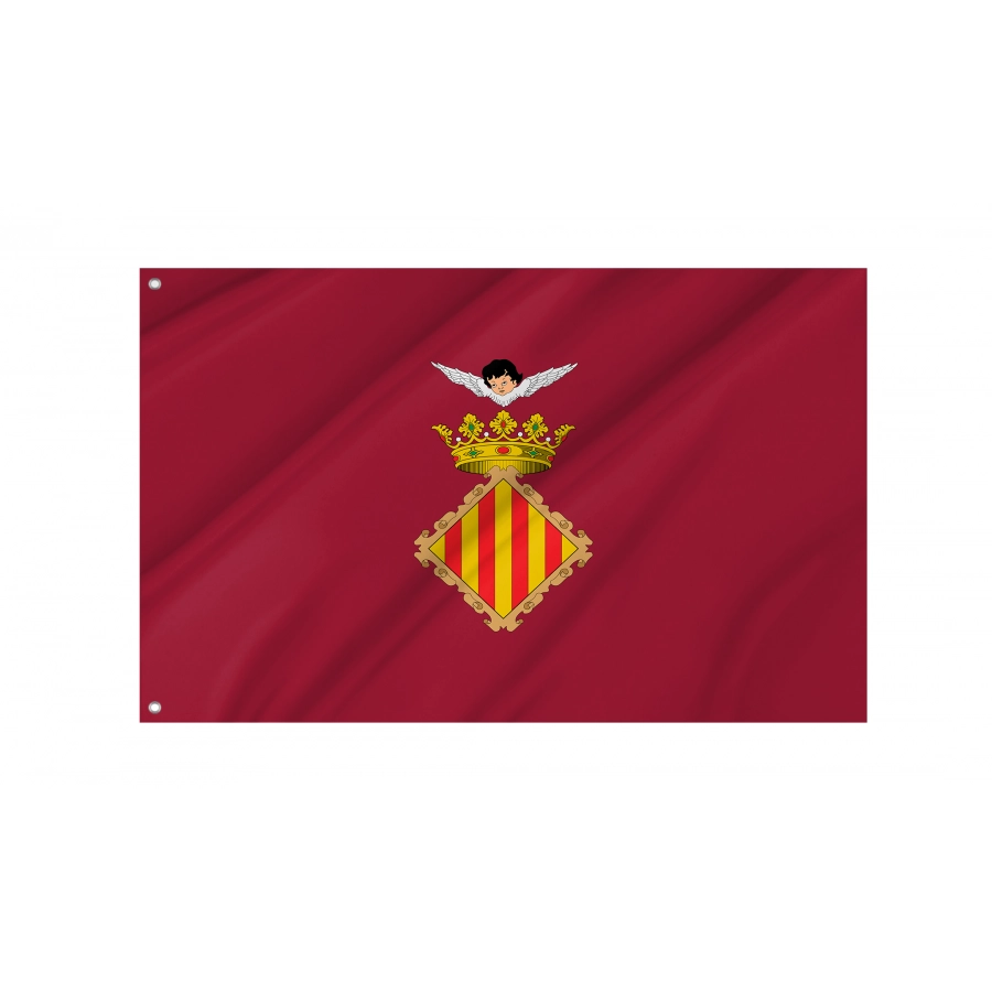Flag Of Cullera, Patriotic Flags, Unique Design Print, Flags For Indoor & Outdoor Use - High Quality Valencia for Indoor and Outdoor Use