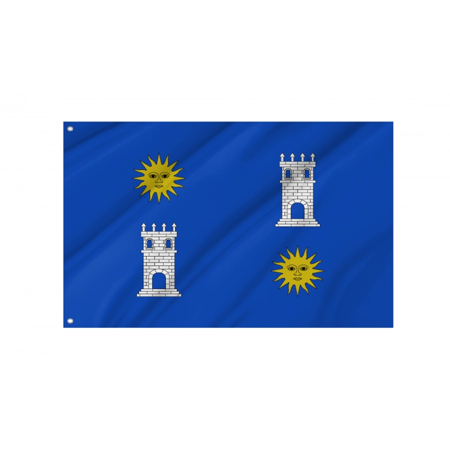 Flag Of La Vall Duixo, Patriotic Flags, Unique Design Print, Flags For Indoor & Outdoor Use - High Quality Valencia for Indoor and Outdoor Use