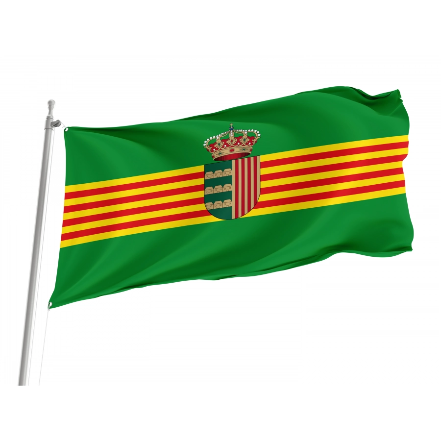 Flag Of Les Alqueries, Patriotic Flags, Unique Design Print, Flags For Indoor & Outdoor Use - High Quality Valencia for Indoor and Outdoor Use